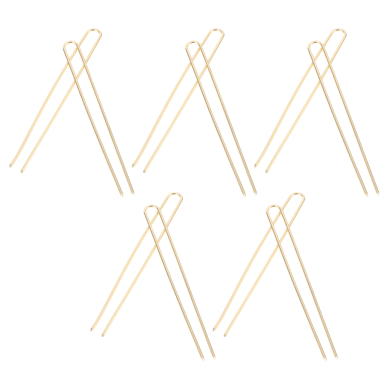 

10 Pcs U-shaped Hairpins Elegant Metal Alloy Lady Headdress Hairstyle Decorations Fashion Accessories Durable