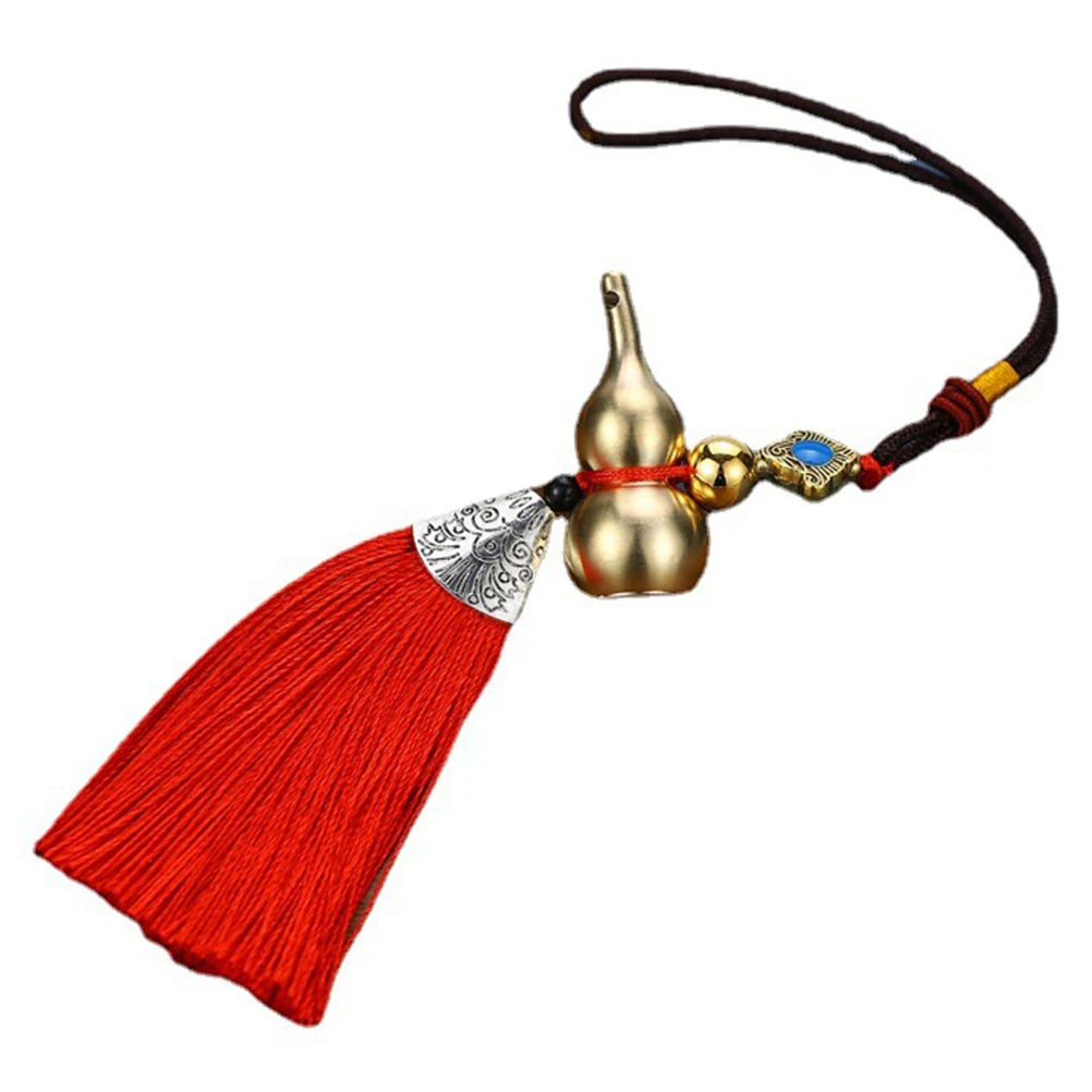 

Cute Car Accessories Copper Ornaments Tassel Decorations for Home Car Office Store Mall Prosperity Luck Lightweight