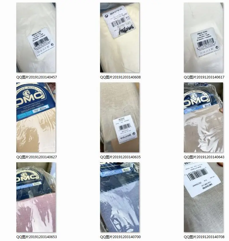 DMC fabric/aida stock  embroidery fabric 25ct color fabric cross stitch canvas cloth white color, 25-25cm, linen