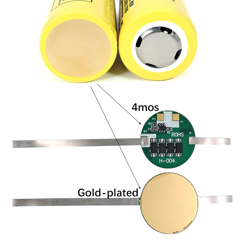 Liitokala Lii-51S 3.7V 18500 26650 18650 18350 AA AAA 1.2V NiMH Rechargeable Lithium Battery + BMS