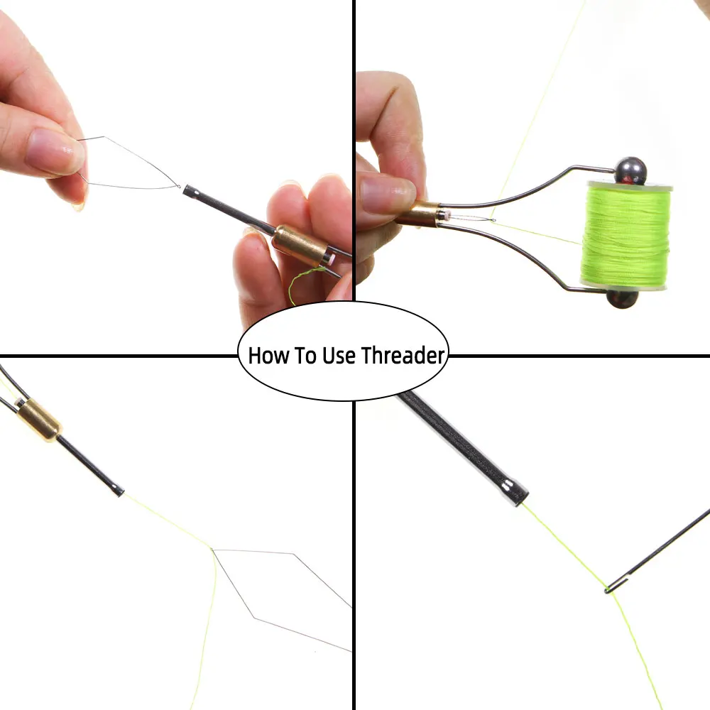 1pc Spule Einfädler Peitsche Finisher Bodkin Nadel Fliegen Binden Werkzeug Für Binden Trocken Nass Nymphe Streamer Angeln Lockt angelgeräte – Detail 2