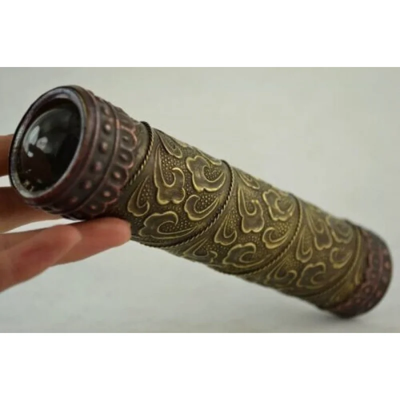 

Китай украшенный ручной работы медный резной цветок замечательный калейдоскоп