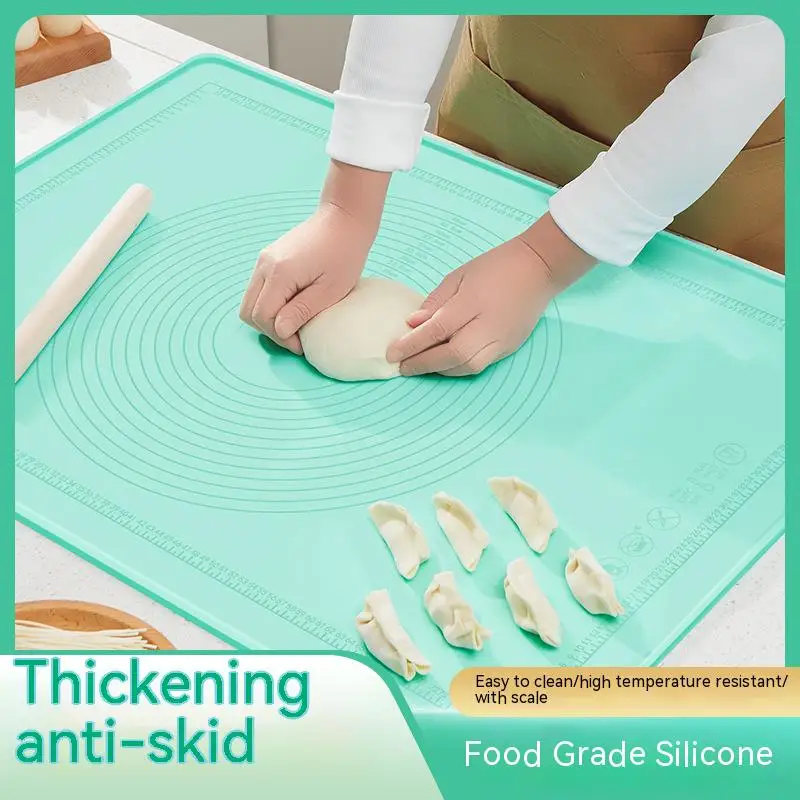 

Silicone Baking Mat for Pastry Rolling Dough with Measurements Non stick and Non Slip Table Sheet Baking Supplies for Bake Pizza