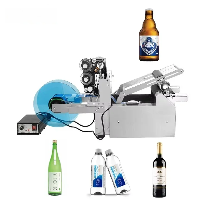 MT-50D Semi-Automatic Labeling Machine with Data Coding Printer for Bottles,