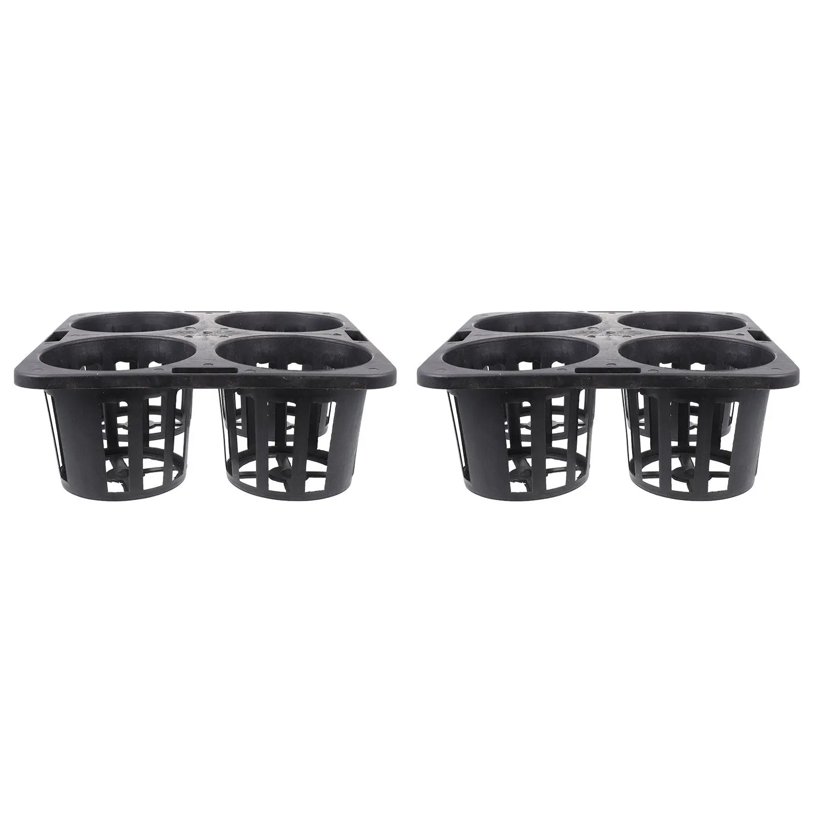 

2Pcs Round Flowerpot Tray Durable Plastic Base Balcony Garden Planter Bottom Support Black Flowerpot Holder Planter Tray