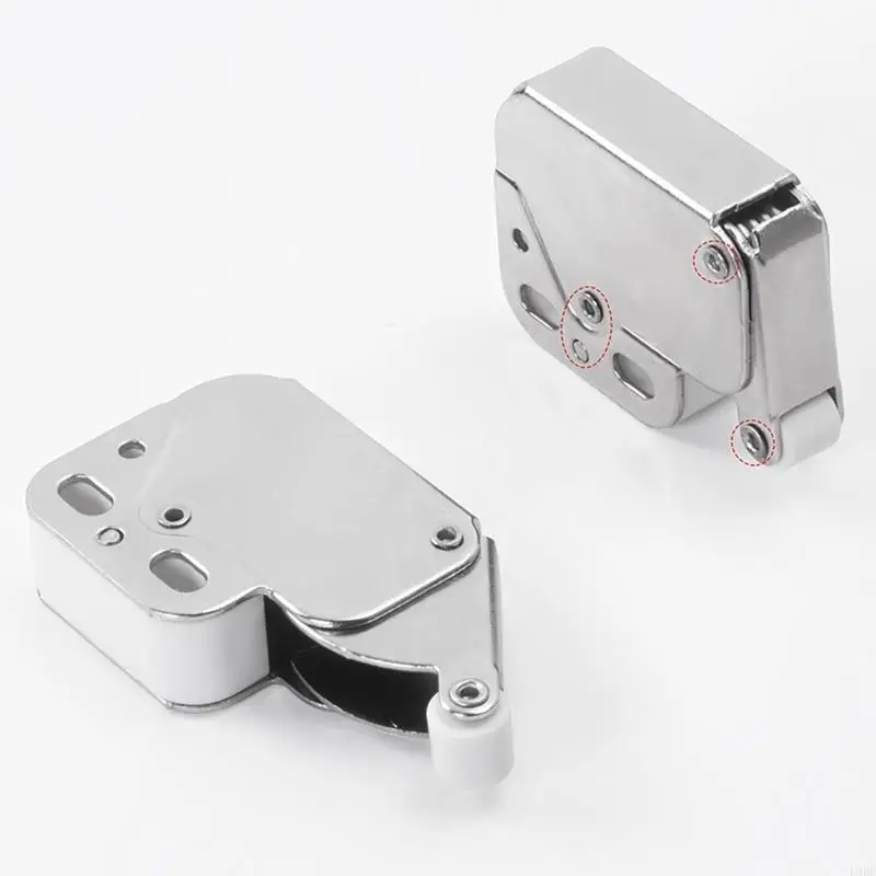 L9BE Cabinet Push Open Latches Touch Latches Bounce Lock Locking Device Push Type Catches Latches Open Catches Lock