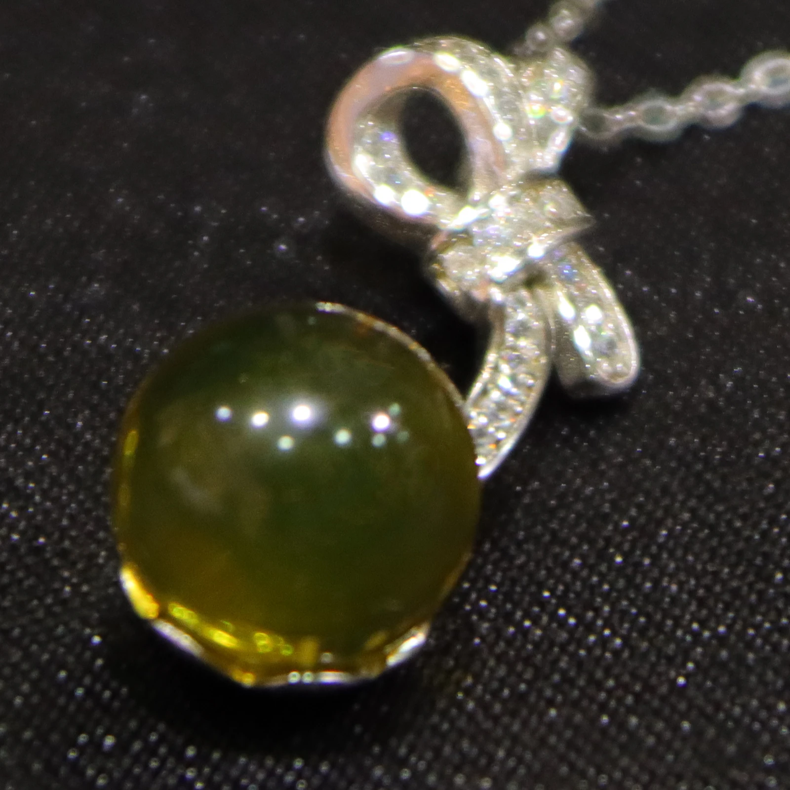 المرأة السحرية الأزرق العنبر قلادة قلادة 10mmRoundNatural البلطيق العنبر هدية رومانسية لعيد ميلادها الذكرى الحب مجوهرات #5