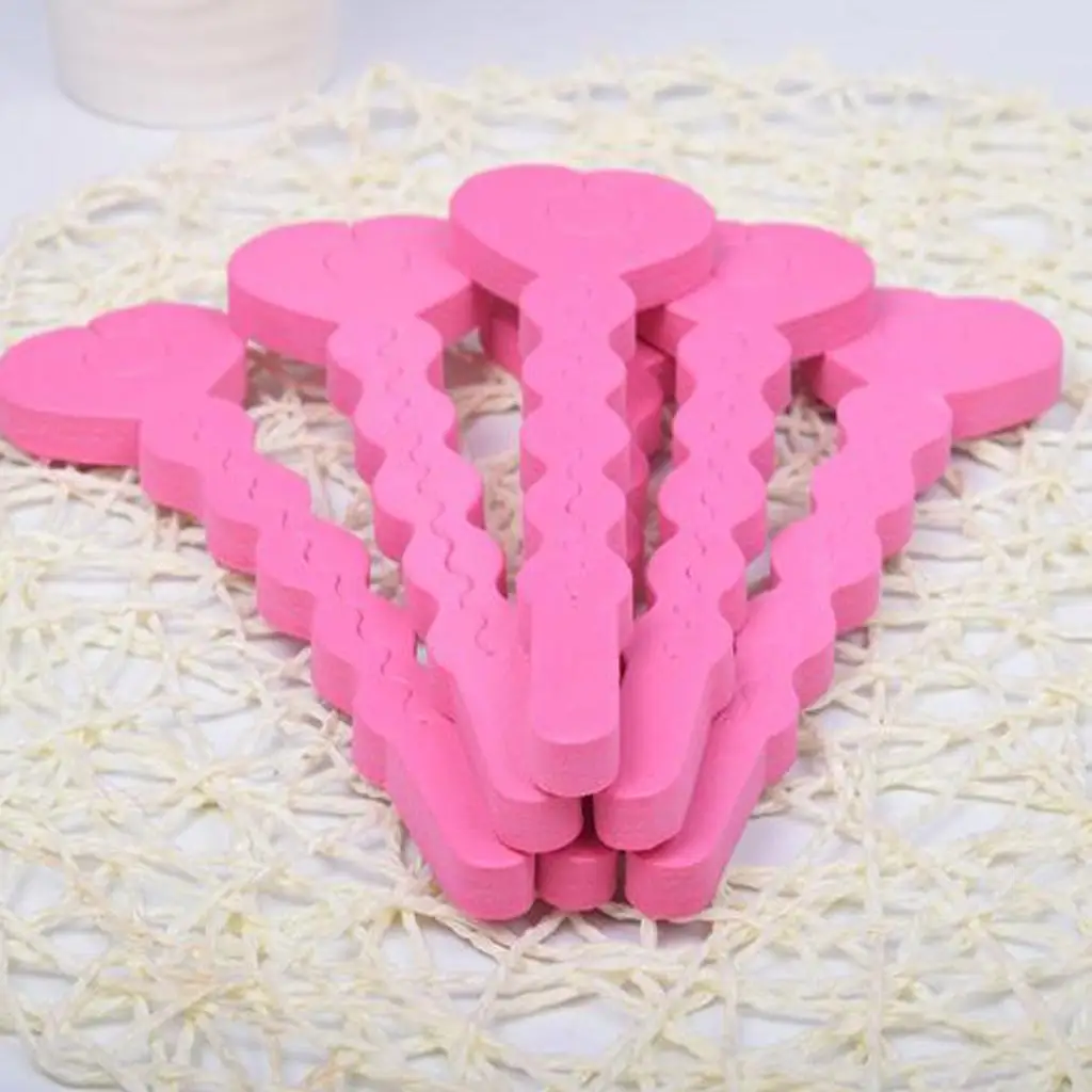 Heart Shape Hair Styling Rollers Curlers EVA Soft Heatless Hair Curlers Hairdressing Accessories for Home Use