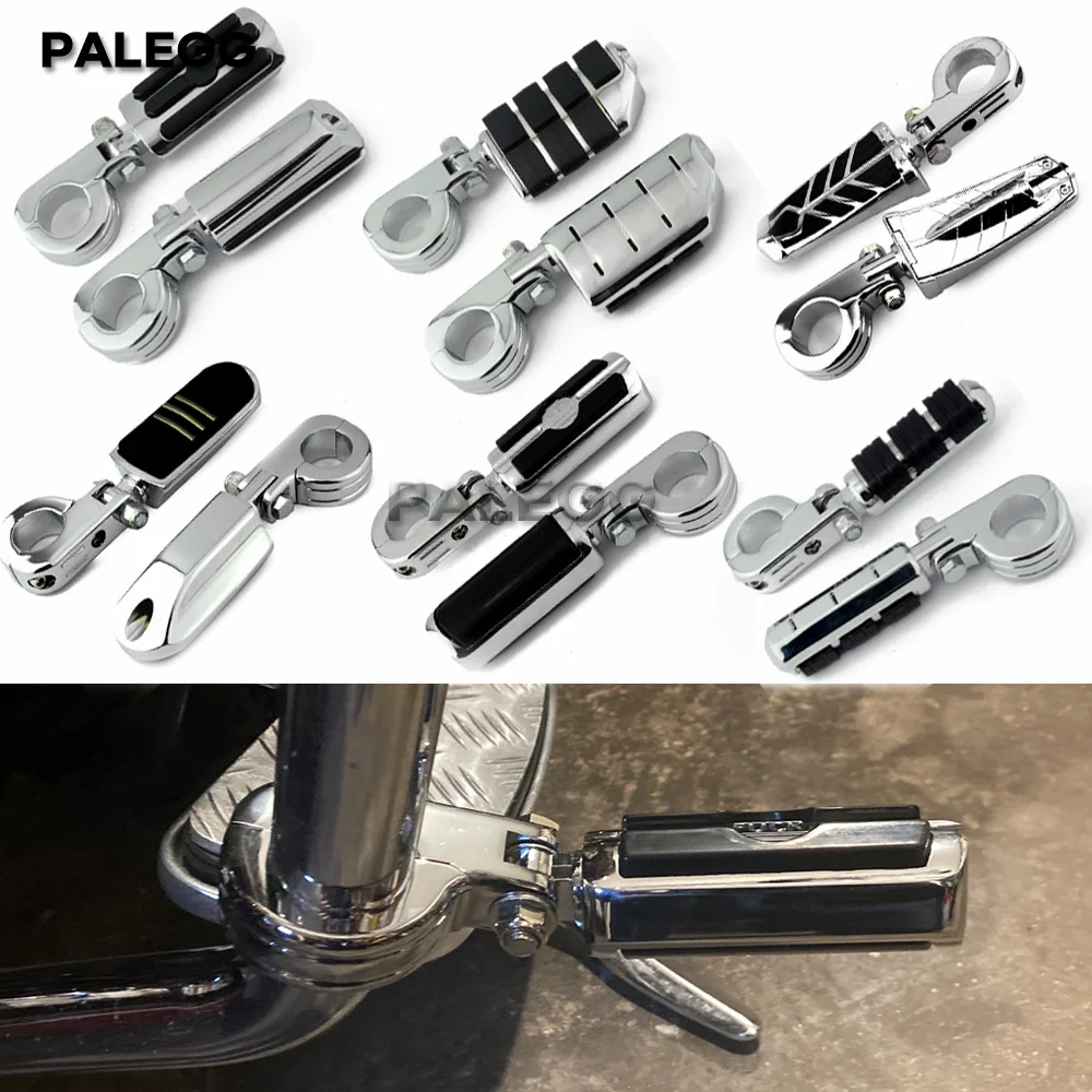 

Мотоцикл 1,25 "32 мм защита двигателя шоссейные подножки кронштейн для Honda Harley Touring Softail Street Bob Road King Dyna Fat Boy