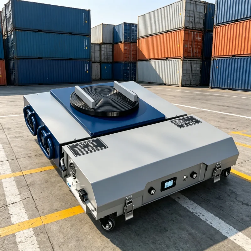 Electric Transport Tank Truck Universal Wheel Rotating Straight Ground Cow Small Heavy Transport Material Handling Equipment
