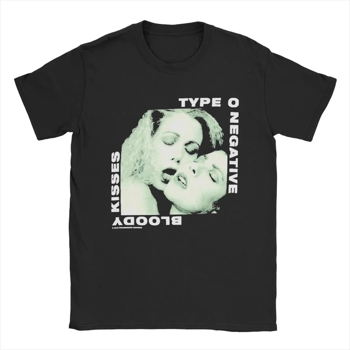 Awesome Type O Negative Bloody Kisses T-Shirts for Men Round Neck 100% Cotton T Shirts Short Sleeve Tees Unique Clothing