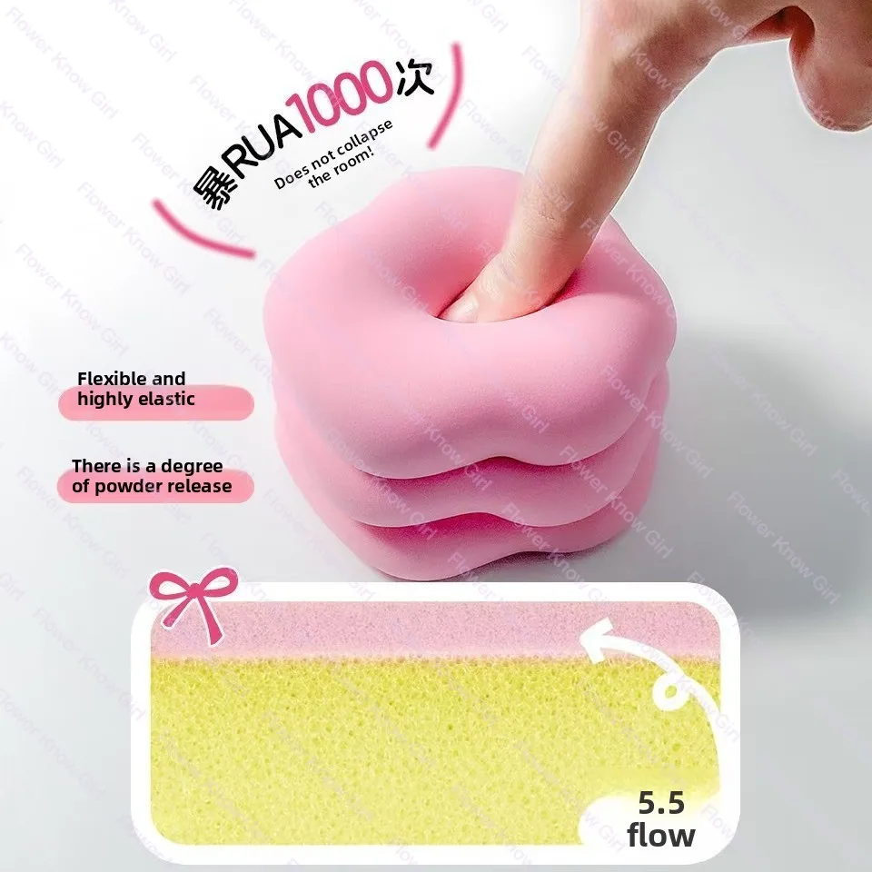 Faliryland Diary Powder Puff Marshmallow duim massaal luchtkussen poeder foundation vloeibaar wattenschijfje