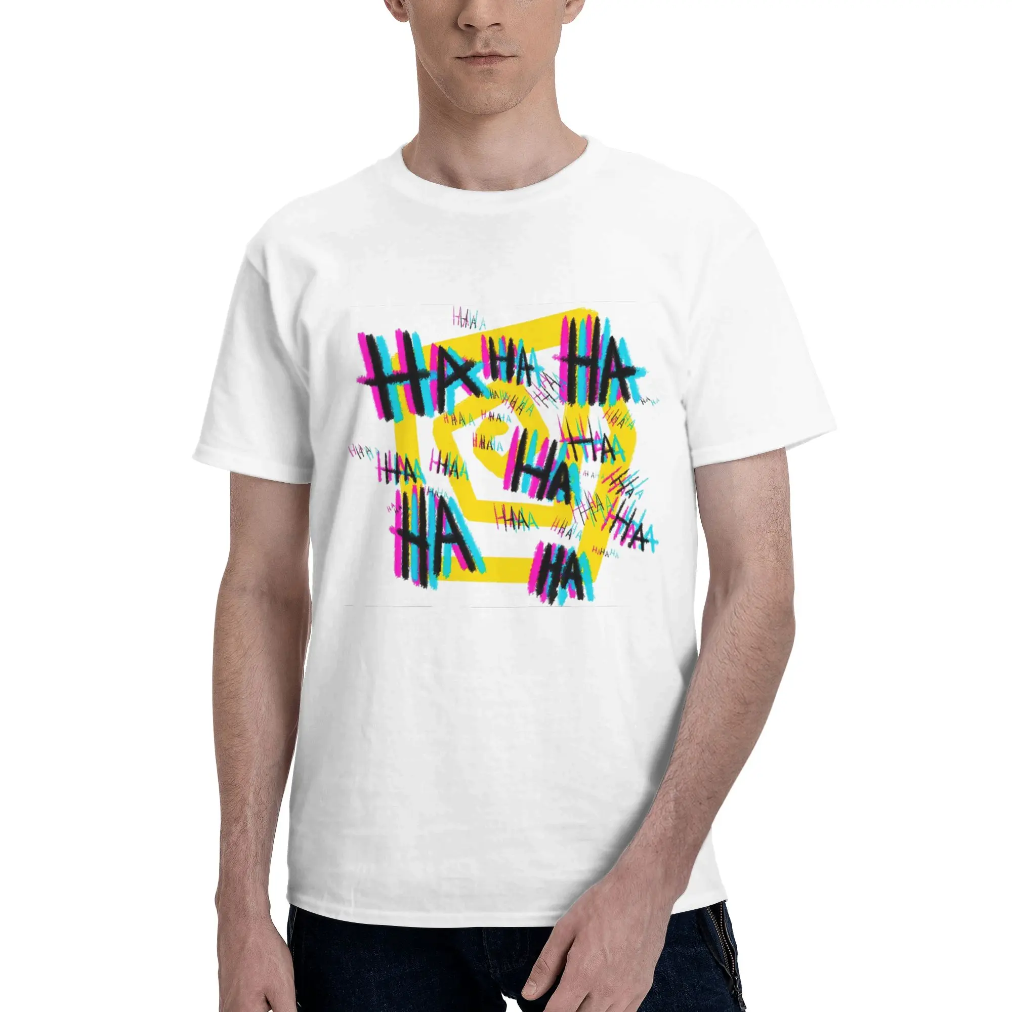 

Футболка из 100% хлопка Michael's Laugh The Magnus Archives, мужские забавные футболки, мужские футболки с круглым вырезом и коротким рукавом, S-6XL