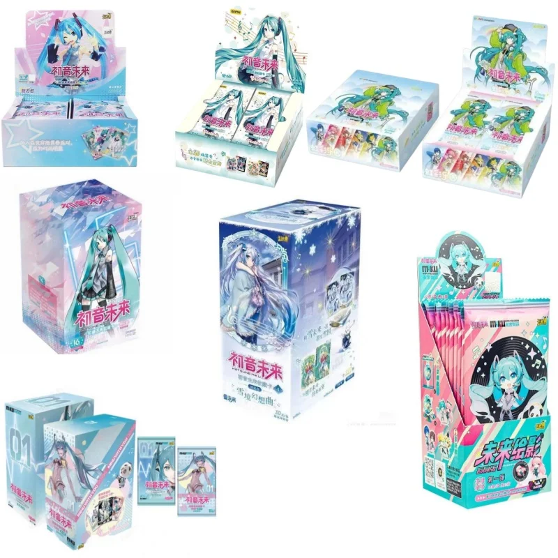 KAYOU 100%Original Hatsune Miku Card Charm Pack Shining Superstar Party Show Cards CR OR UTR Rare Collection Card Collectio Gift