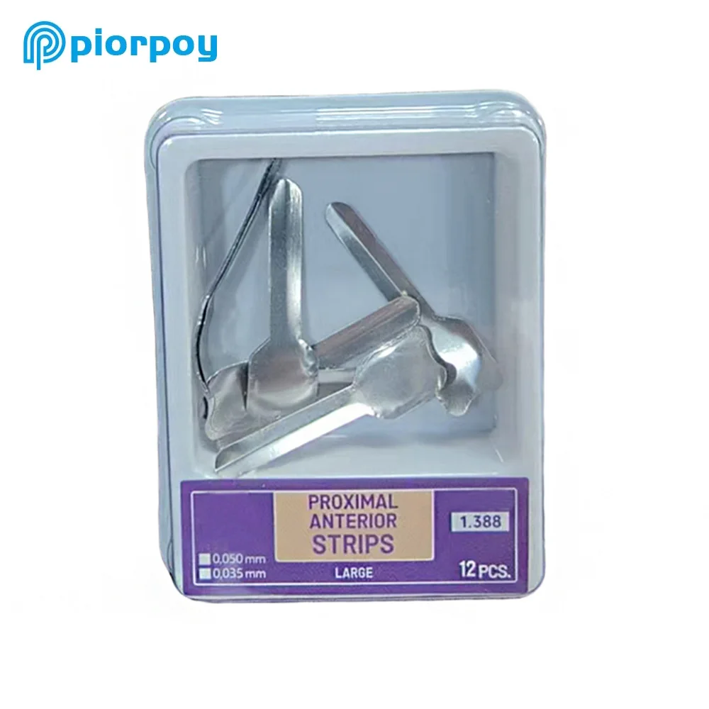 PIORPOY Dental Proximal Anterior Strips Twin Anterior Matrice Sectional Contoured Matrices System For Anterior Restoration view 4