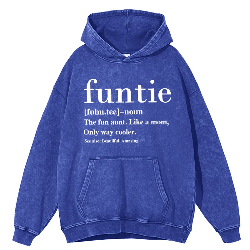 

Funtie Simple Letter Printing men Distressed Washed Cotton Hoody Vintage Oversize Casual Hoodie Simple Warm O-Neck Tracksuit