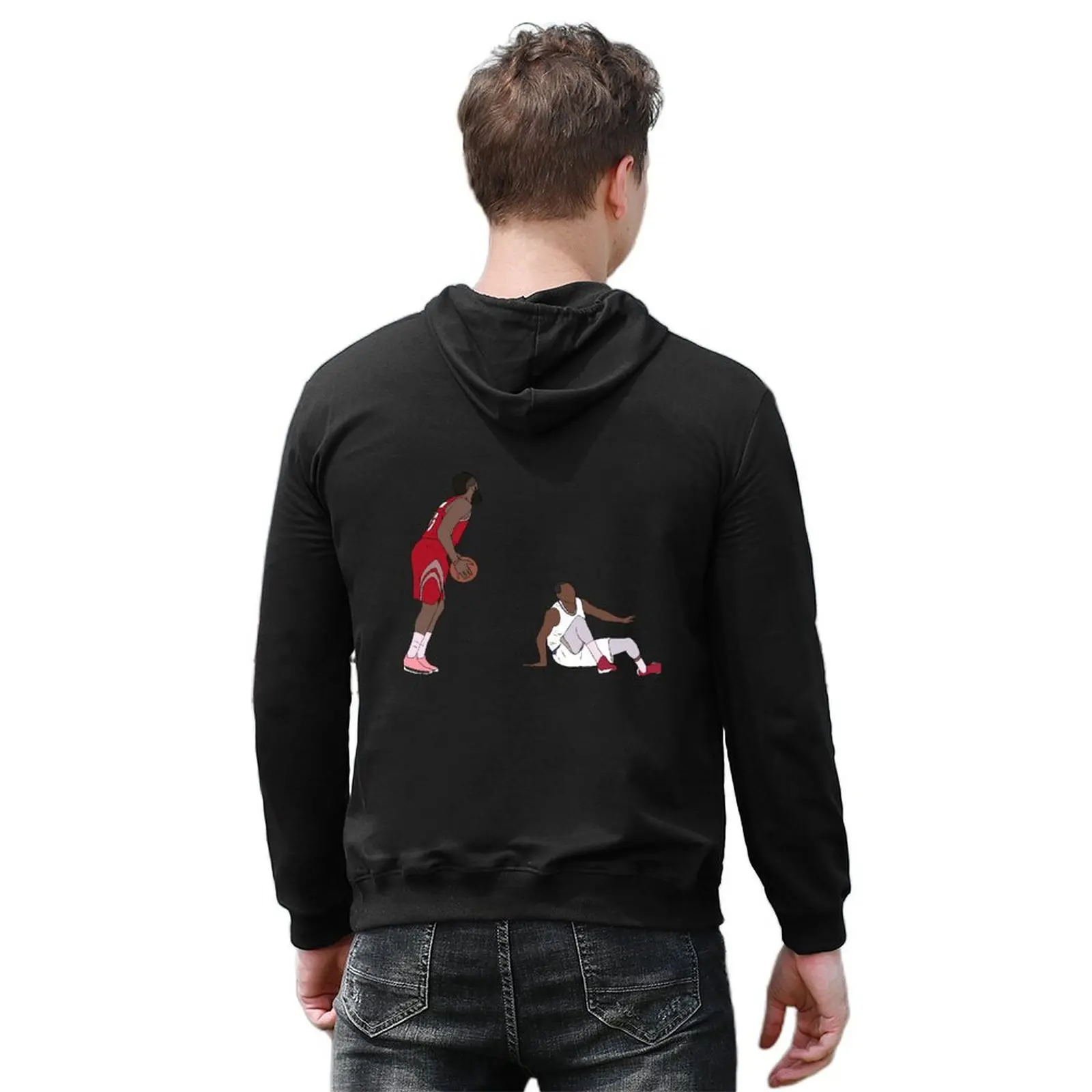 جيمس هاردن كروس أون ويسلي جونسون هوديي ملابس الخريف الرجالية ملابس أنيمي أزياء الرجال الجرافيك هوديس #6