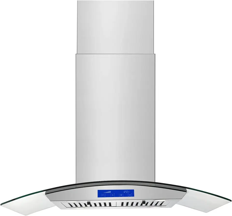 36 Inch Island Range Hood with 900 CFM Suction