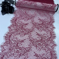 Clothing Sewing Craft Chantilly Lace Trim Black Eyelash Lace Fabric African Lace Trim DIY Fabric Materials For Needle Work
