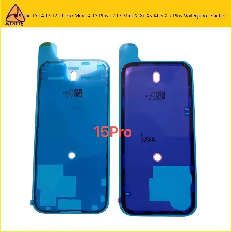 25Pcs Original Sticker LCD Screen Frame Tape Repair Parts Waterproof 3M Adhesive for iPhone X Xr Xs Max 11 12 13 14 15 Pro Max