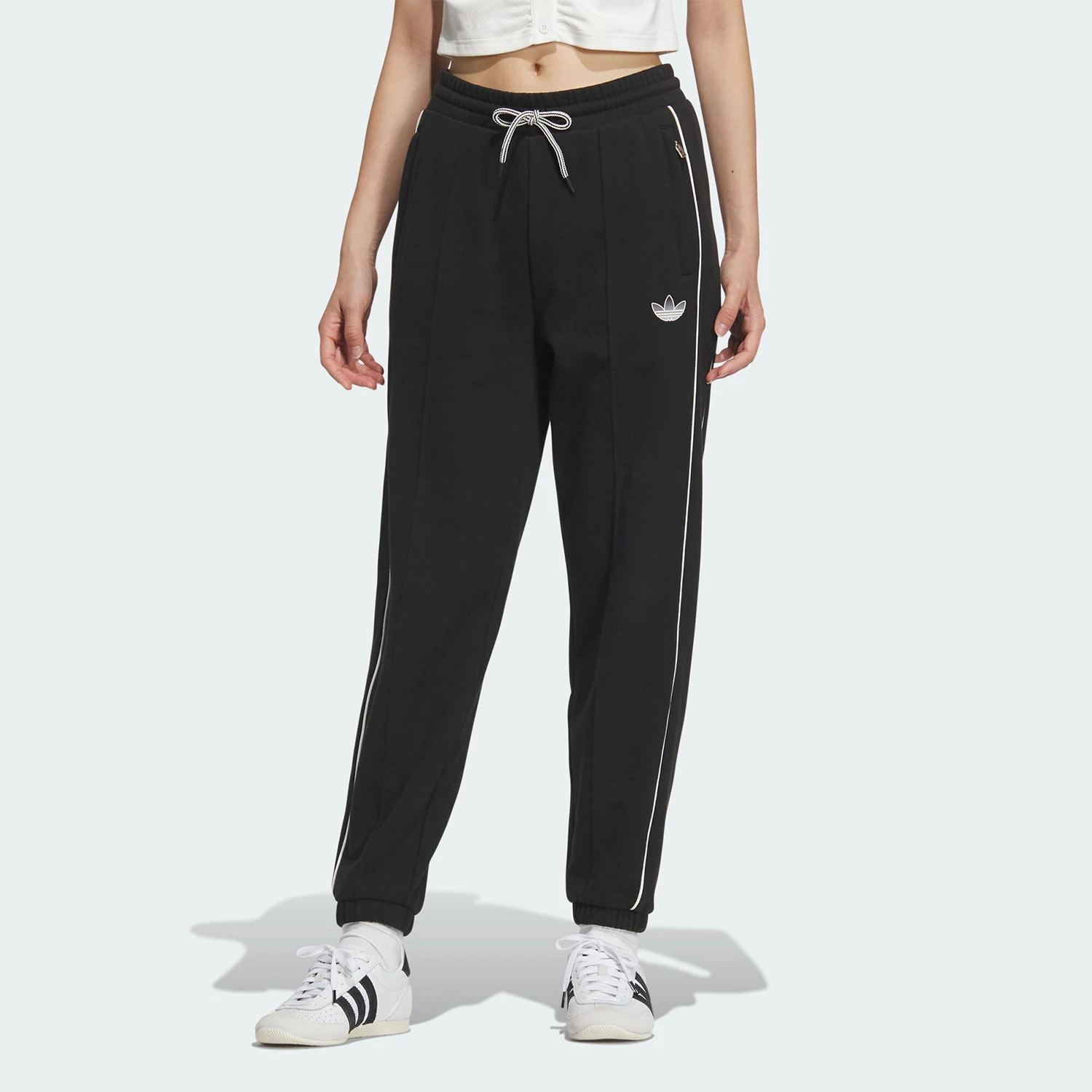 

Adidas Official Genuine RETRO REMIX JOG Women's Cuffed Sports Pants JZ4383