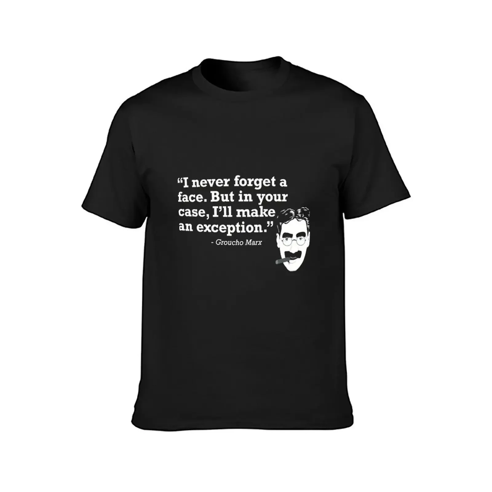 Groucho Quote T-Shirt cute tops customs vintage graphic tee kawaii clothes mens cotton t shirts