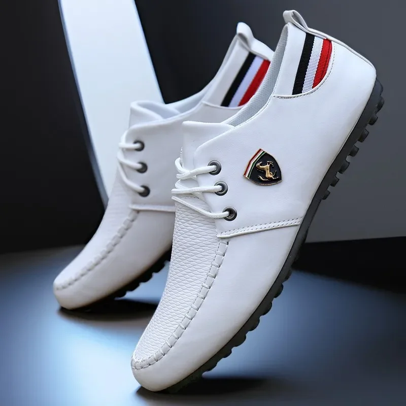 Designer Herren Loafer Mode Bequeme Flache Vulkanisierte Schuhe Outdoor Herren Atmungsaktive Casual Weiche sohlen Leder Schuhe Zapatos