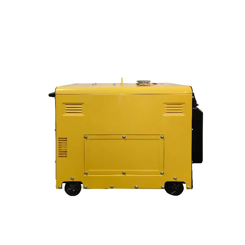 Stable Soundproof 50HZ 60HZ 6KW 6.5KW Super Silent Diesel Generator For Home Emergency Lighting Continuous Backup Power