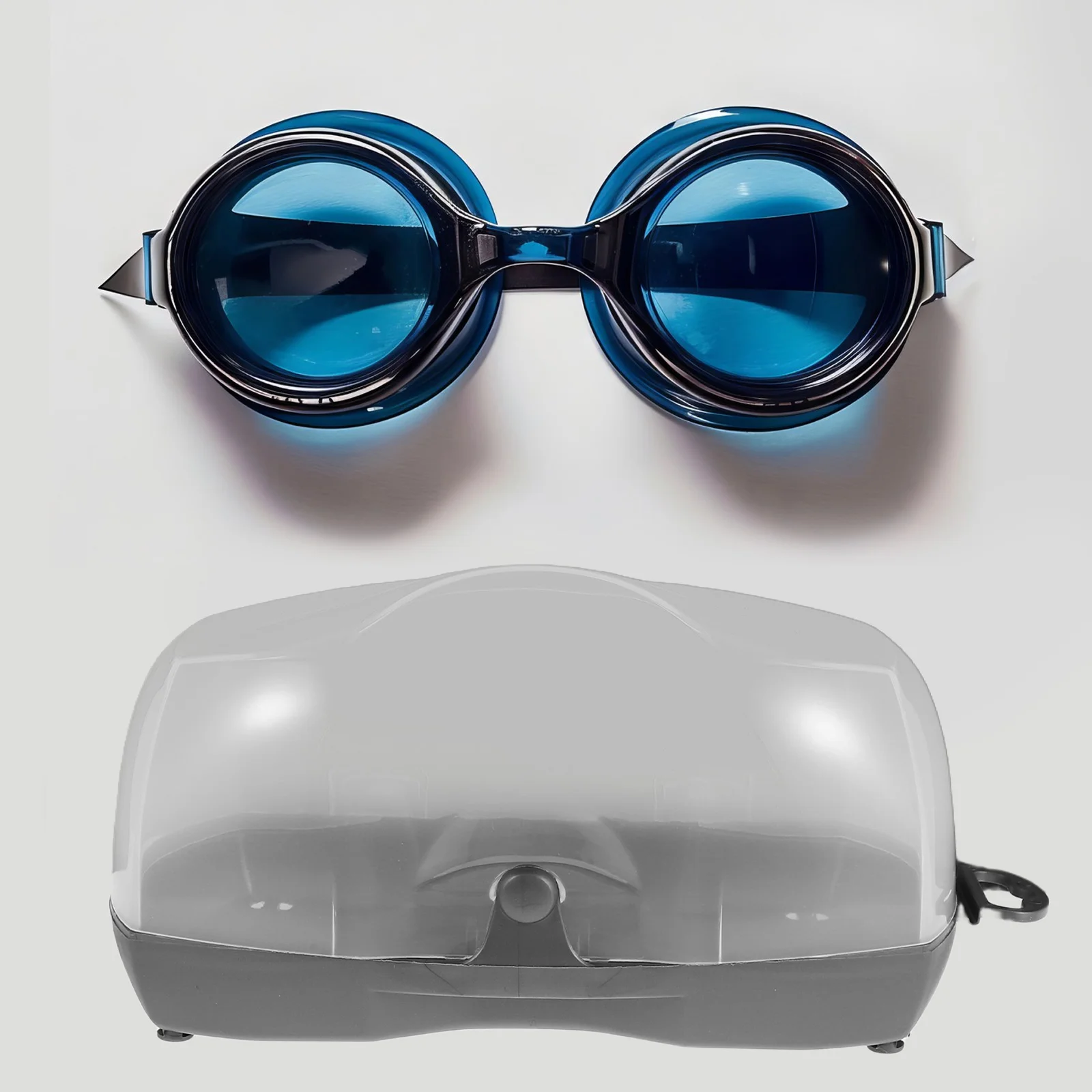 Lightweight Swim Goggle Case Ski Goggle Holder Hard Shell Ski Goggle Box Practical Scratch-Proof Case Swimming Glasses Case Port