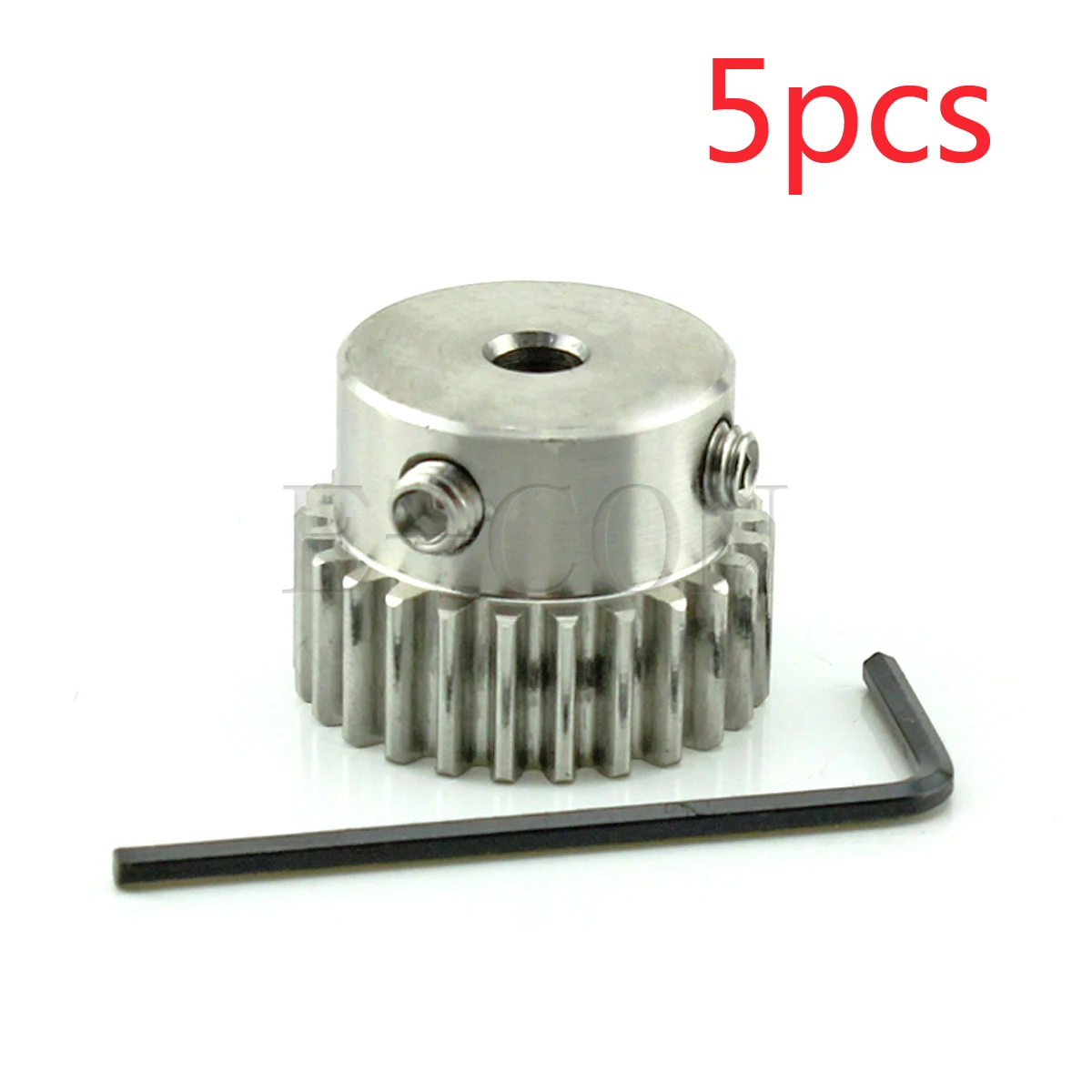 

5pcs 1 Module Stainless Spur Gear 1M-27T 27 Teeth Bore 6mm/8mm/10mm/12mm Teeth Width 10mm Motor Gear Wheel With Steps