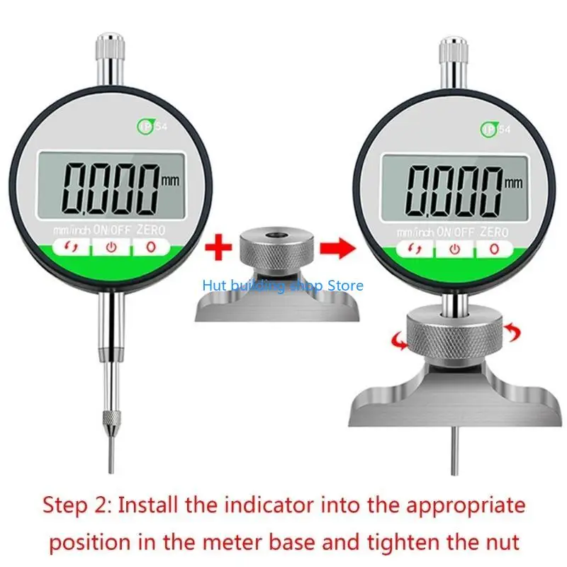 T21C 62MM / 98mm / 0-12.7mm Chỉ báo kỹ thuật số Máy đo số đo kim loại.
