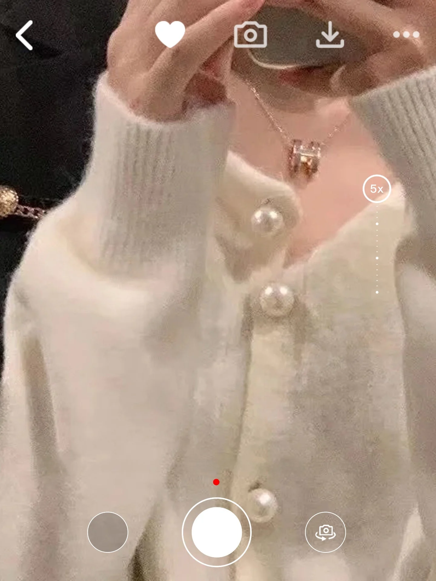 

Thiened ort Knitted Open Cardigan Women's round Ne Sweater Jaet Multi Color Pearl Button Sweet Sle Autumn 2025