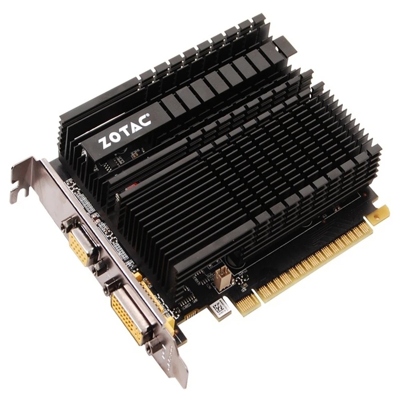 ZOTAC-비디오 카드 GeForce GT610 1GB 2GB 64Bit GDDR3 오리지널 GT610 1GD3 2GD3 Dvi VGA PCI-E 그래픽 카드, NVIDIA 용 GPU 맵