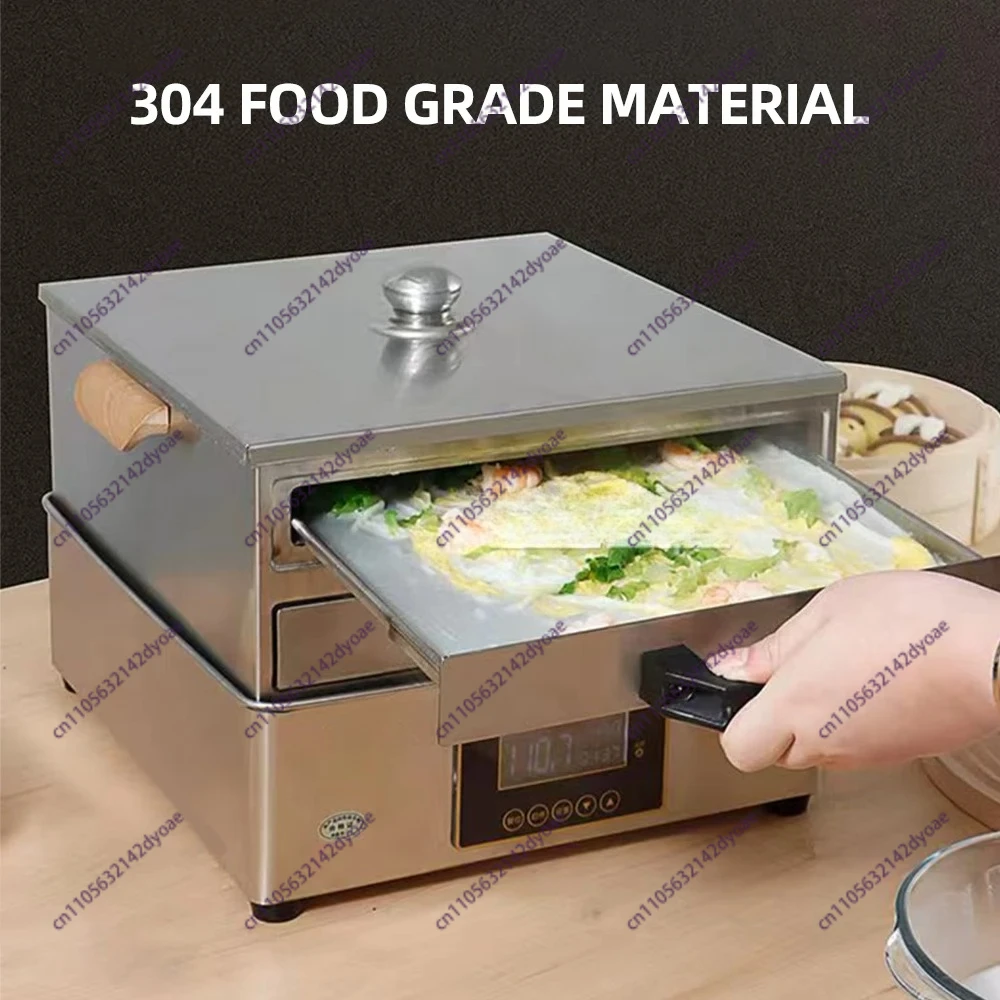 

Rice Noodle Roll Machine Maker Temperature Control Household Electric Steamer