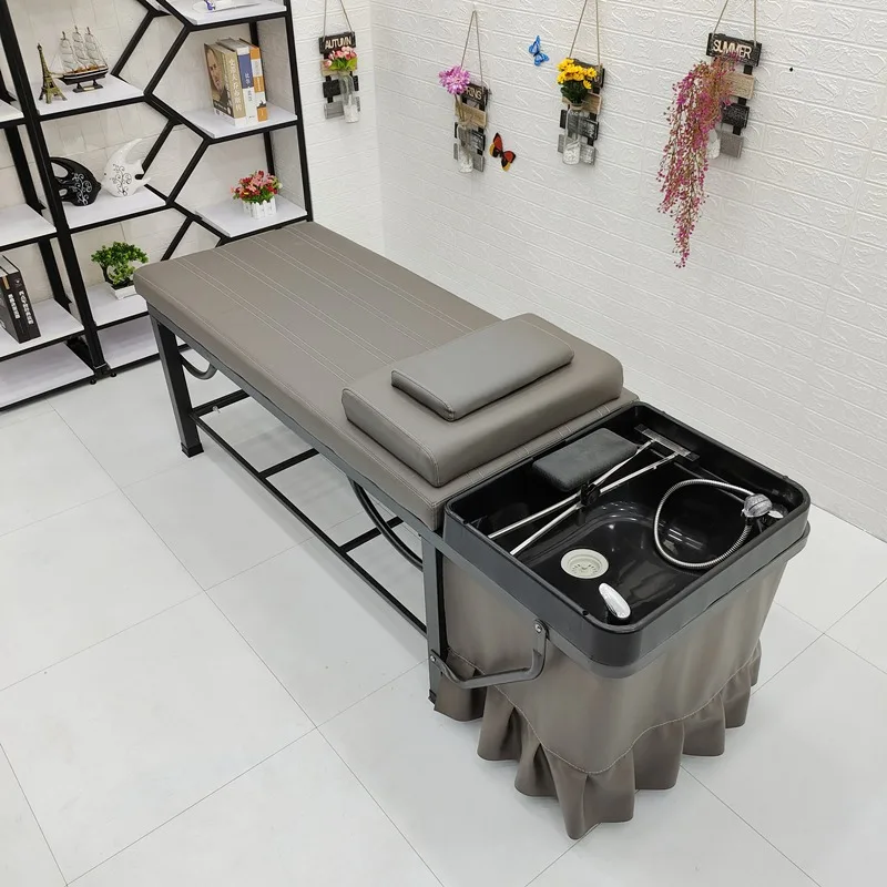 Head Spa Shampoo Chair Hair Salon Reclining Professional Hairdressing Chair Barbershop Luxury Cadeiras Beauty Salon Furniture