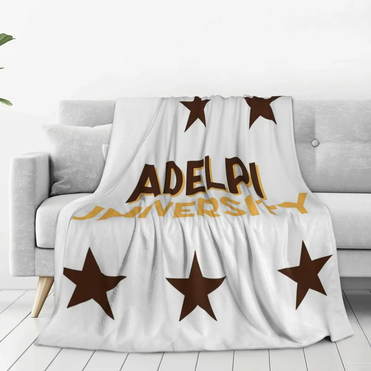 Adelphi University Blanket Fleece Lightweight Throw Blankets Sofa Throw Blanket For Couch Bedding Office Throws Bedspread Quilt