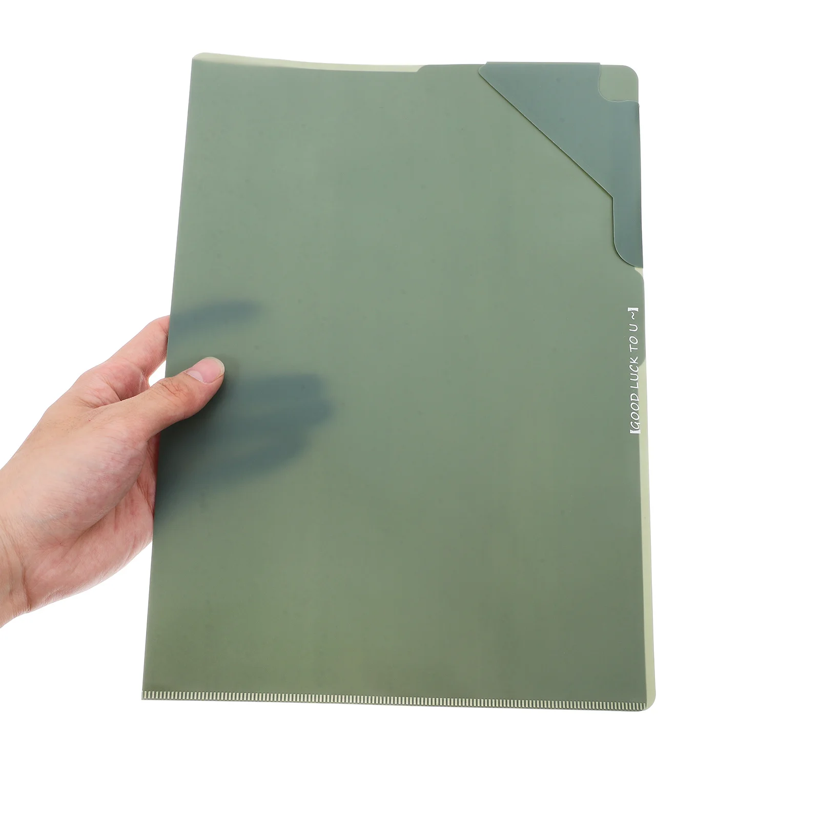 5Pcs Gradient Plastic File Folder Organizer Office Document Storage L-Shaped Pocket Folder Filing Organizer Filing Folders