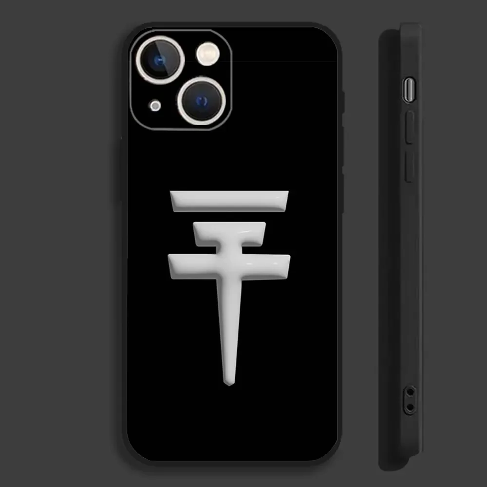 T-Tokio Hotel German rock bands Phone Case For iPhone15,14,13,12,11,Pro,Max,Plus,Mini,X,XS,XR,8,7,6,S,Plus,SE Soft Black Case