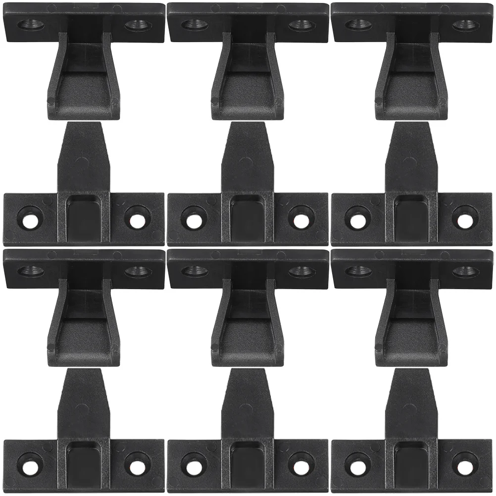 20 قطعة موصلات ركن الخزانة البلاستيك دفع على دعامات التثبيت السريع للأثاث خزانة تصاعد الأجهزة سريعة تناسب