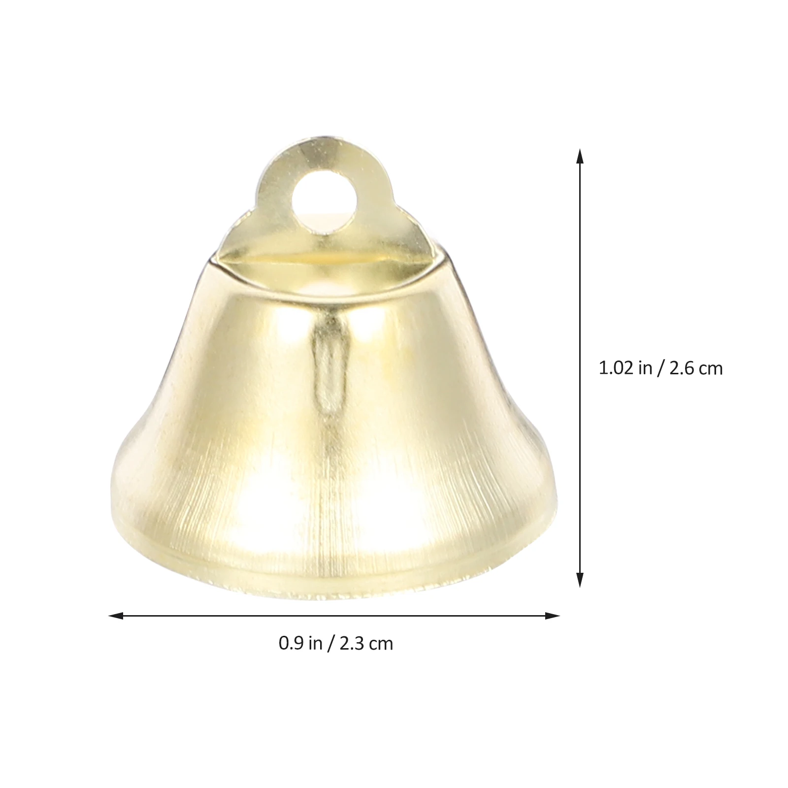 

100 шт. маленькие мини-колокольчики для домашних животных, подвесной металлический колокольчик, свадебные рождественские украшения, аксессуары «сделай сам» для оконного карниза