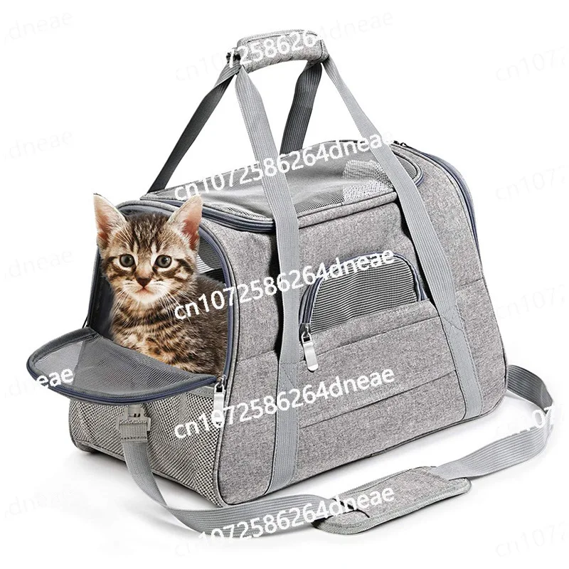 Pet Bag Handheld Cat Bag Going Out Bag Portable Pet Breathable Cat Outdoor Travel Car Small