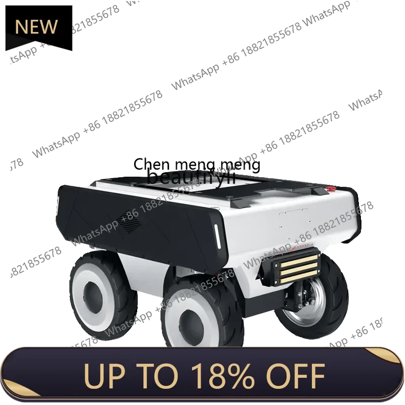

Z189 AY Indoor and outdoor omnidirectional four-wheel drive four-turn mobile robot chassis