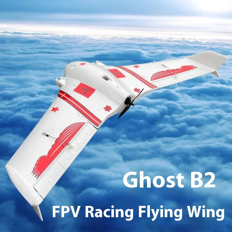 Ghost B2 Fighter Fixed Wing Drone Model Aircraft Fpv Transmission Triangle Wing Children'S Toy Epo Crash Resistant