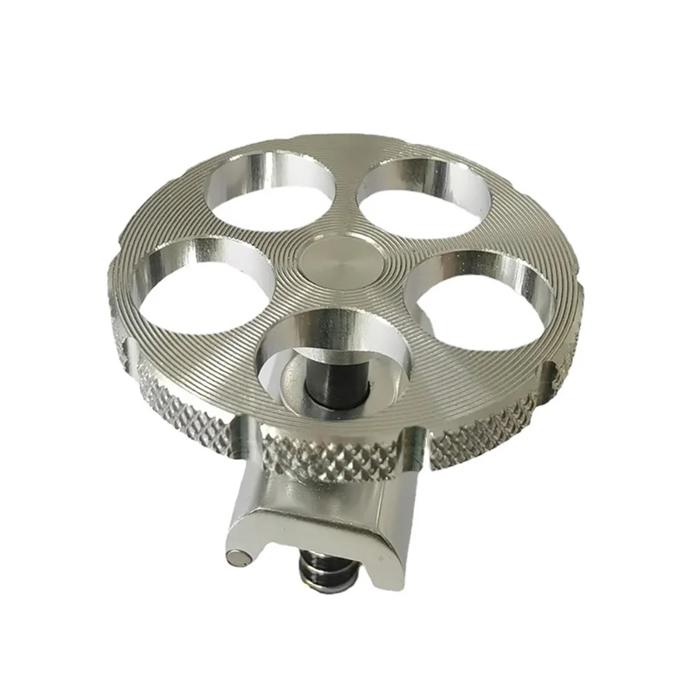 Aluminum Alloy Five Hole Round Handle With Magnetic C Buckle For Brompton Folding Bike Parts Anti Slip Grip Accessories view 5