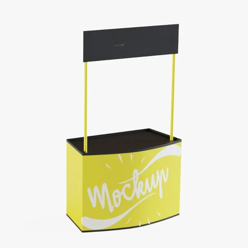 High-quality advertising foldable promotional kiosk portable display stand