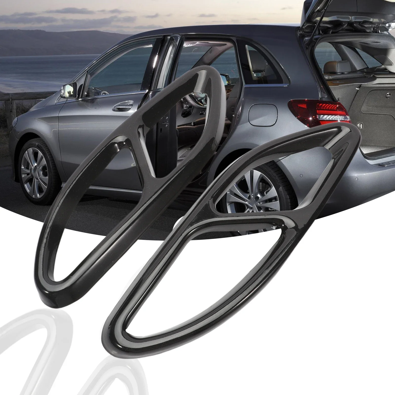 

For Car Exhaust Pipe Cover Trim For Mercedes Benz GLC A B C E Class X253 W205 W213 W176 W246 W247 2016-2019 Car Accessories