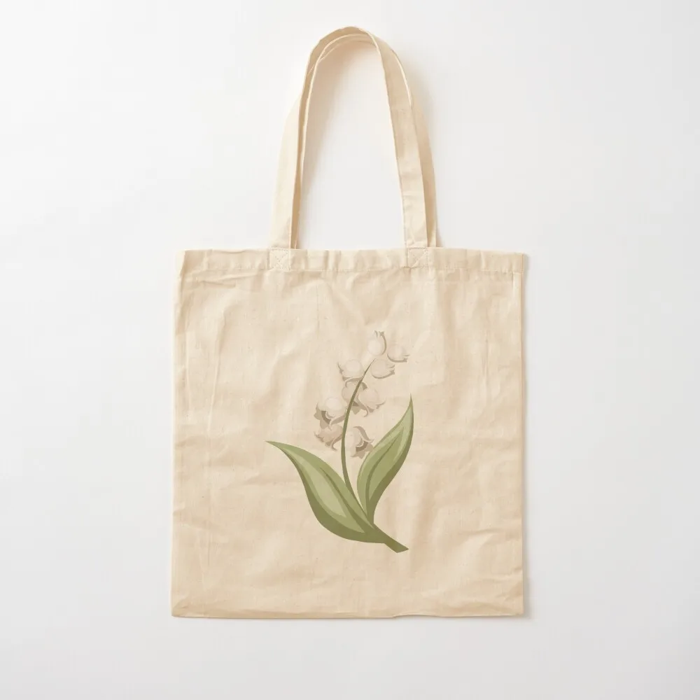 Lily of the Valley vector Tote Bag shoping bag free delivery bags cloth bag woman personalized tote