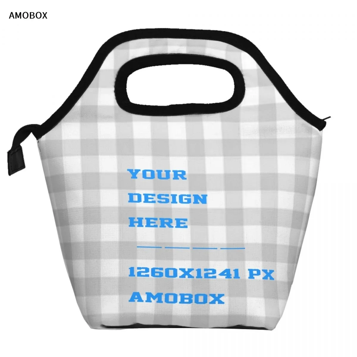 

AMOBOX Customizable Lunch Bag Cool Lighting for Boys Girls Insulated Cooler Lunch Tote Bag for School Picnic Beach Office Work