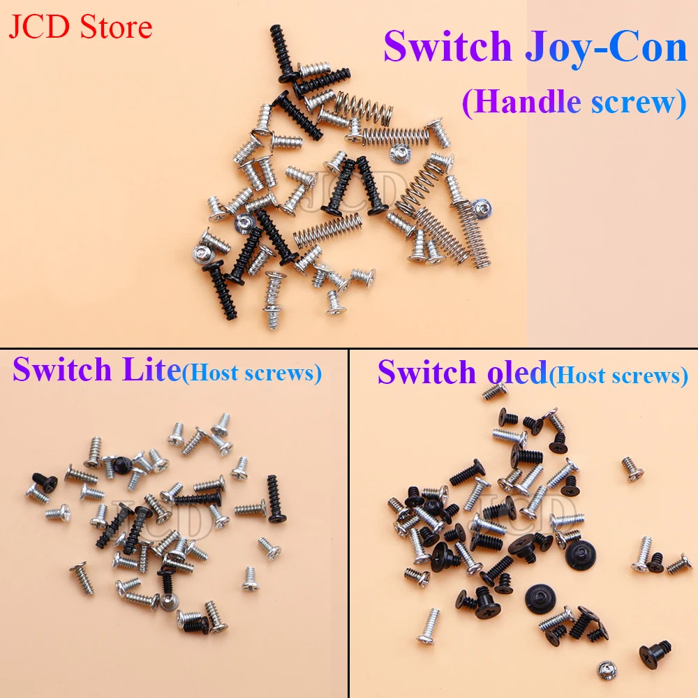 1Set Console Housing Screw For Switch Joy-Con NS Oled Lite Pro Full Set Screw Mount Repair Replacement Kit