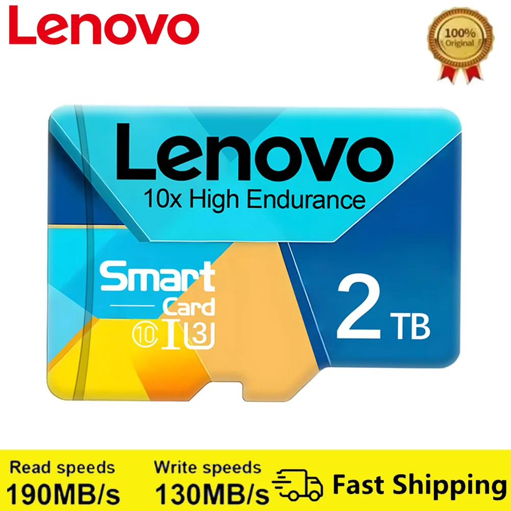 

Lenovo 2TB Memory Card 128GB Class 10 V30 TF Card 1TB Mini SD Card 512GB High Speed Micro TF SD Card 256GB For Nintendo Switch